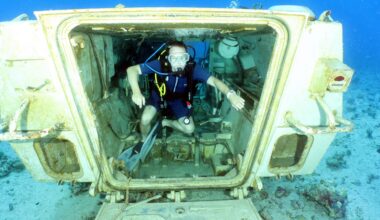 Egypt opens underwater military exhibit to lure divers