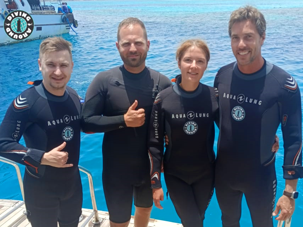 At Diving Around, French-speaking instructors -  Chez Diving Around, des moniteurs francophones -